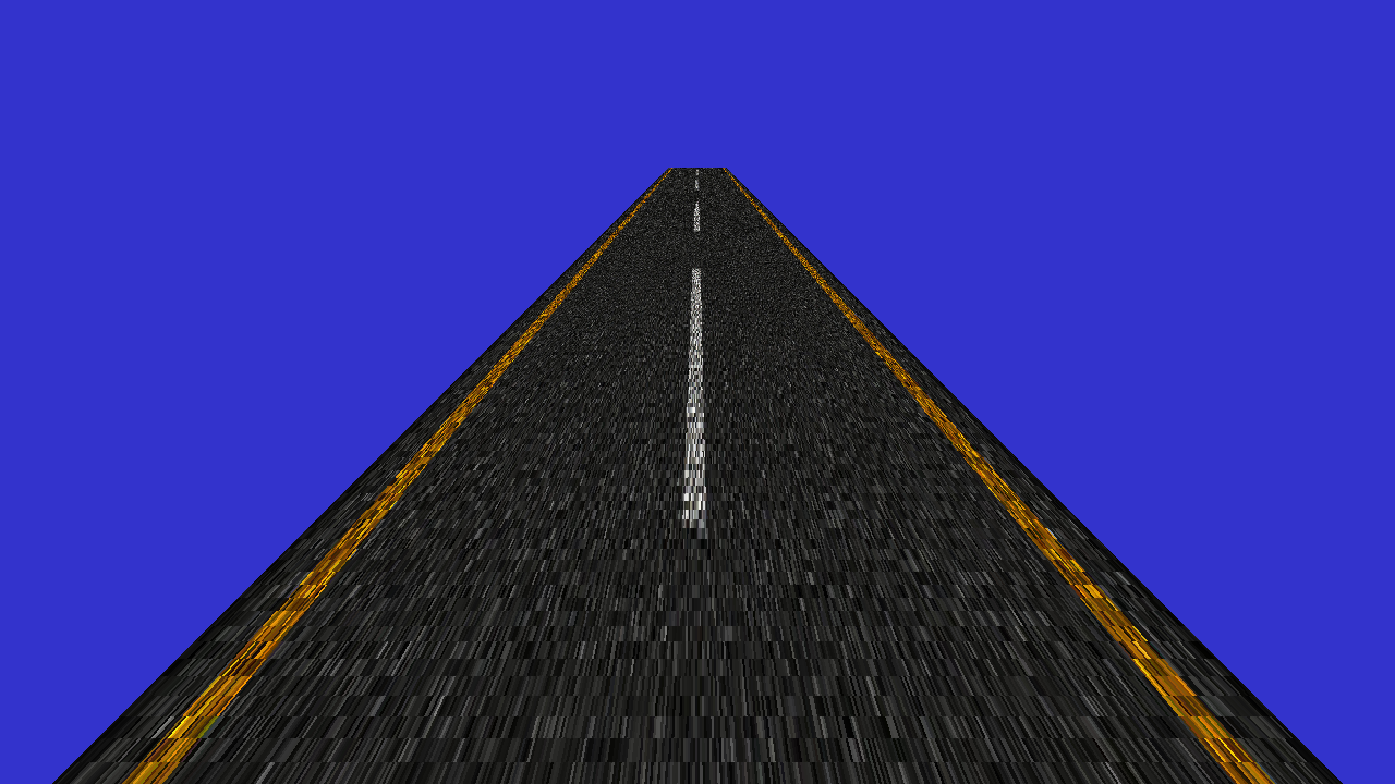 Road with texture