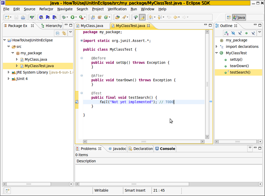 How to use JUnit in Eclipse