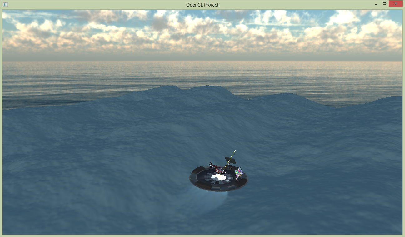 procedural water height map